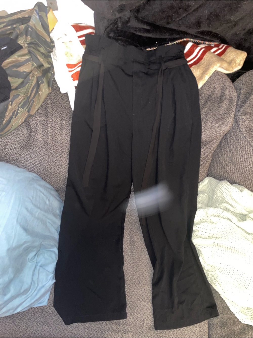 a new day Black Elastic Waist Pull-On Pants